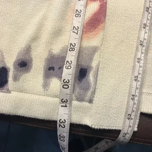 Sun Stone Womens Cardigan Sweater Medium Open Front Tie Dye Knit Cotton Clean - Image 15