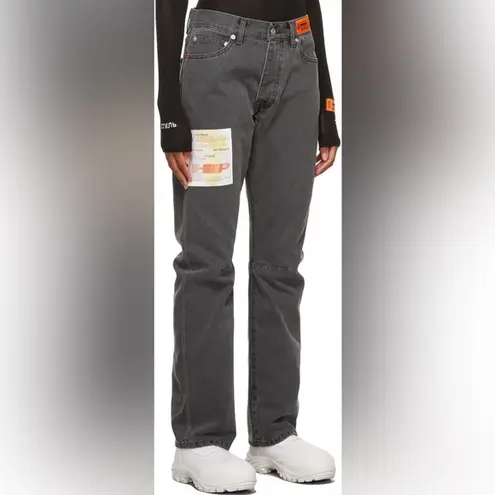 Heron Preston  Acid Wash Pence Regular Jeans