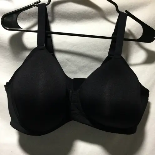 Vanity Fair Vanity Black Full Coverage FrontClose Comfort Bra Size 44B Support EverydayWear