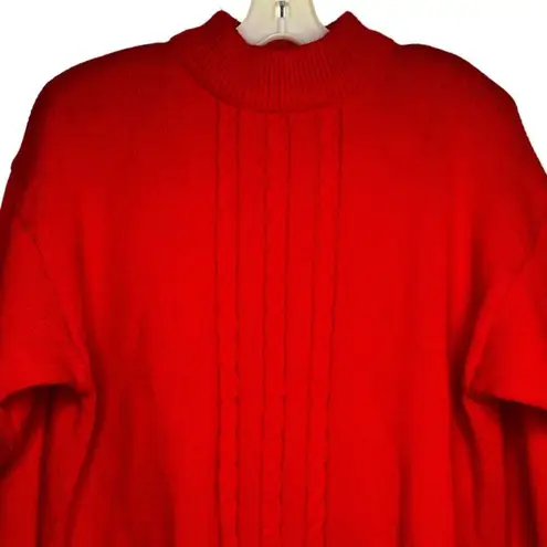 Vintage OHI‎ Red Acrylic Sweater Size M