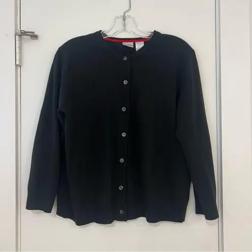 Isaac Mizrahi x Target Black Button Up Cardigan