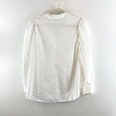 Tuckernuck The Penelope Button Down Collared Long Sleeve Shirt White Small