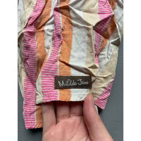 Matilda Jane Women's Striped Jumpsuit Size M Multicolor Summer Wide-Leg