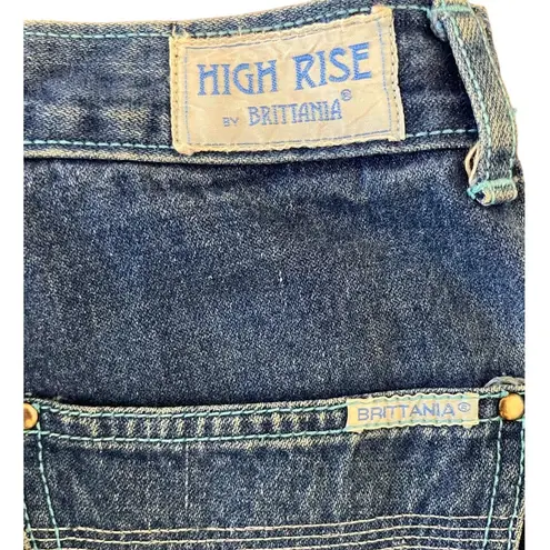 Brittania Vintage 90s High Rise by  Wide Leg Denim in Medium Wash - Junior's - 3