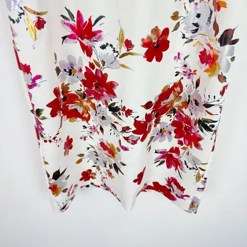 Black Halo NWT Eve Lena Sheath Midi Dress in Floral Fire Blossom Size 2 NEW