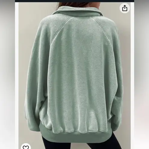 Peach Love California CA oversized weathered sweatshirt raglan balloon sleeves L