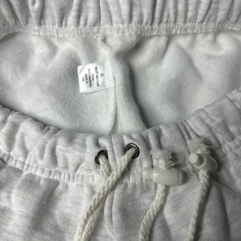 Drawstring waist sweatpants cozy and warm California casual coastal Gray Size XL