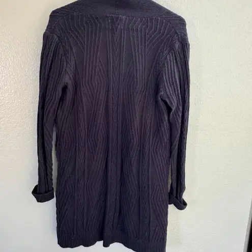 st. john's bay  Black Cardigan Size Small