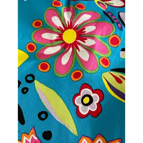 Bamboo Traders Retro Floral Print Cotton Shorts Size 10