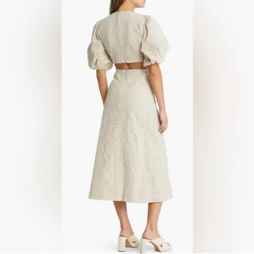 Bardot NEW Mika Broderie Midi Dress 6