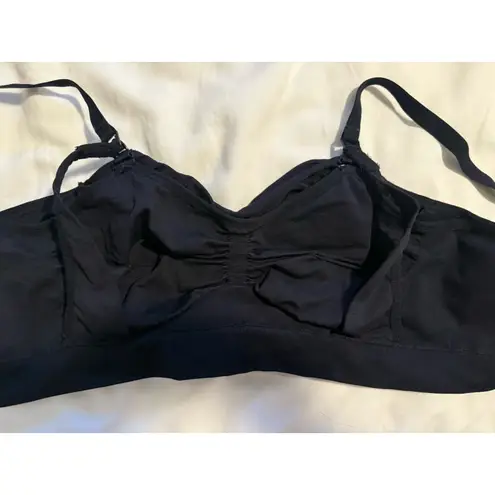 Kindred Bravely Pumping Mom Bra Breast Feeding Breast Milk Nursing Black Large