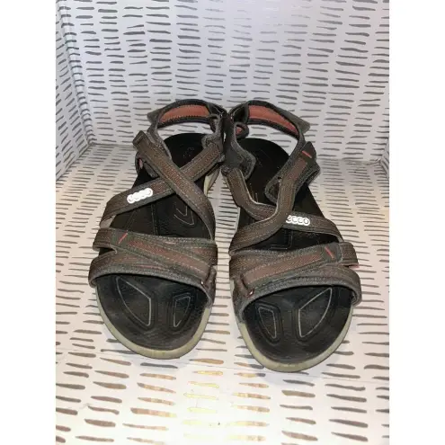 Ecco  Powered‎ By Receptor Technology Hiking Outdoor Brown Sandals EU 41