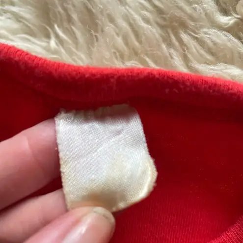 80s/90s vintage Amsterdam tee Tshirt snug fit fitted cherry red Holland Size XS