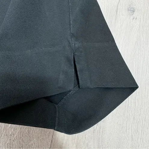 Eric Twill Stretch Cuffed Bermuda Shorts Black 6 Black