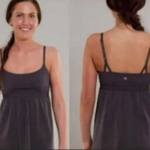 Lululemon  Bliss Babydoll Steel Blue Tank Top