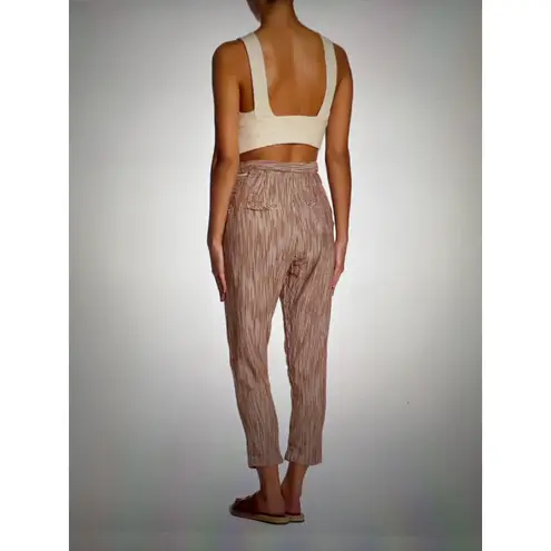 Free People  Caraway Light at Sunrise Pants – Size 4 – Brown Striped