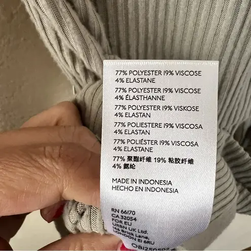 Urban Outfitters Out From Under Hanna Twist Front Green Ribbed Romper 
Size XS NEW