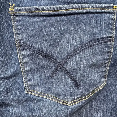 CJ Banks Blue Denim Jeans Slim Leg Comfort Waistband 18W Basic Comfy