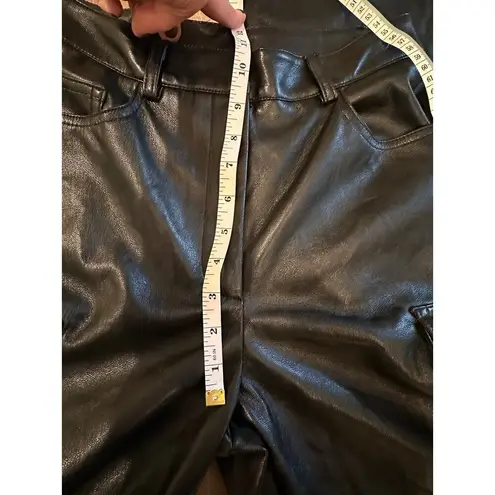Generation Love Nate Vegan Leather Cargo Pants Black size XS