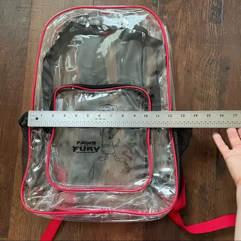 Clear backpack from the movie, PAWS OF FURY, NWOT