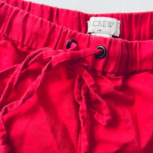 J.Crew Factory Hot Pink Linen Shorts Size L