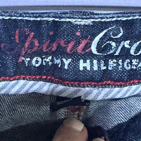 Tommy Hilfiger  Spirit Crop Dark Blue Denim Size 14 Excellent Condition
