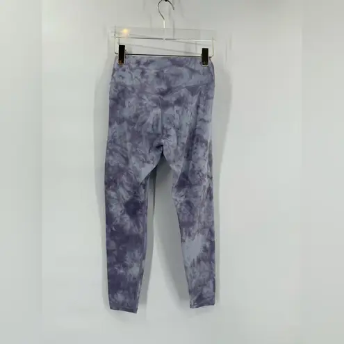 Popflex purple acid wash print leggings size medium