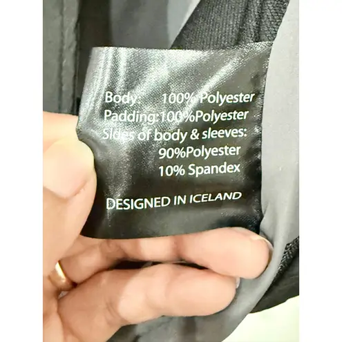 NWT Icewear Gunnur Padded Water Water Repellent Quilted Jacket Black Women's XS