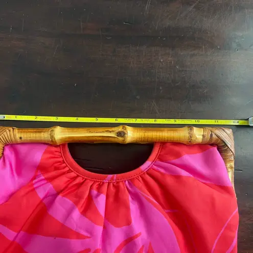 Banana Republic  pink and red clutch