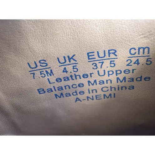 Franco Sarto  Women’s 7.5M Booties Tan Nemi Low Heel Zip-Up Leather Ankle Boots thumbnail 8