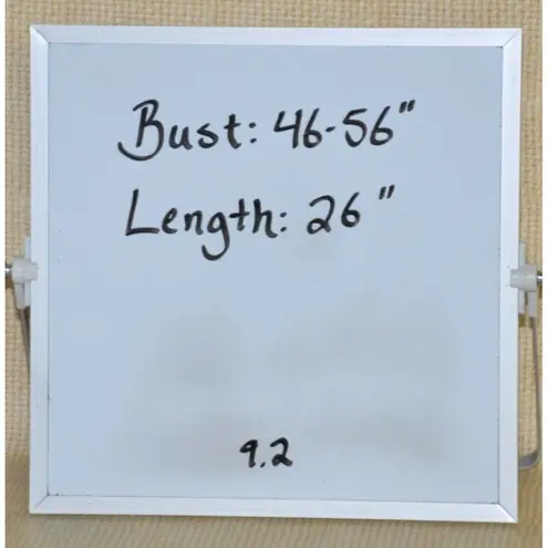 Rebecca Malone Red Knit Tunic Top Black Ribbon Trim Studded V-Neck Size 1X