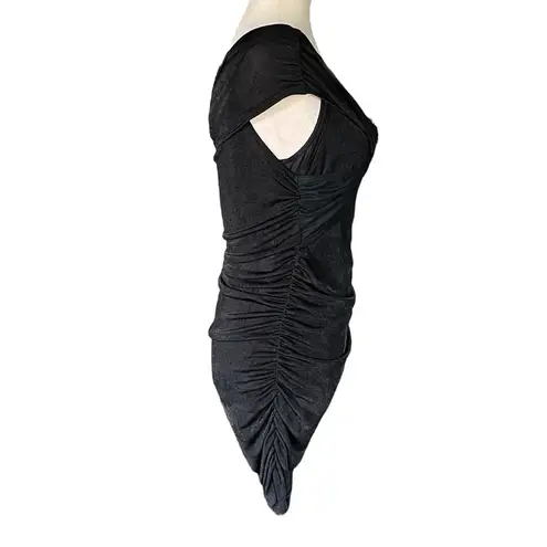 Poster Girl Dolls Kill BAD 'N BADDER OFF SHOULDER MINI DRESS