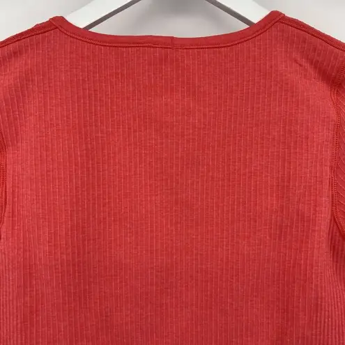 Lululemon  Ebb to Street Long Sleeve Top Pale Raspberry Cropped Padded Size 8