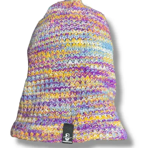 Forbusite Womens Beanie Knit Slouchy Winter Skull Cap Hat Purple Ski Snow Gear