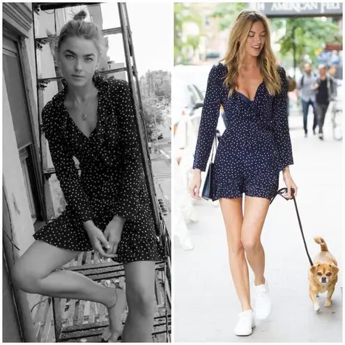 Realisation Par 💕💕 Alexandra Navy Star Dress XS