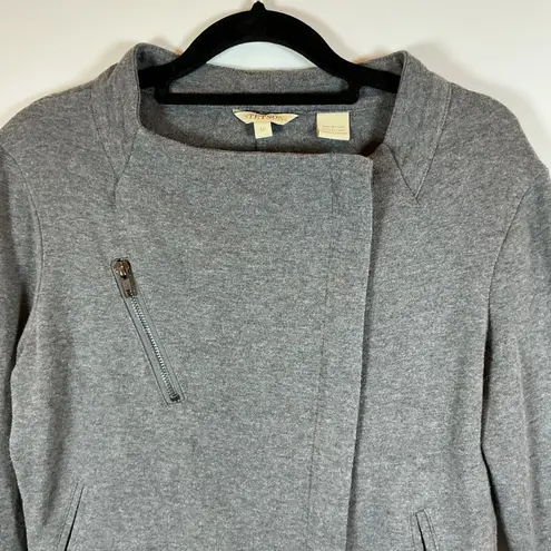 Stetson Gray Moto Jacket Studded Western Style Womens Size Medium