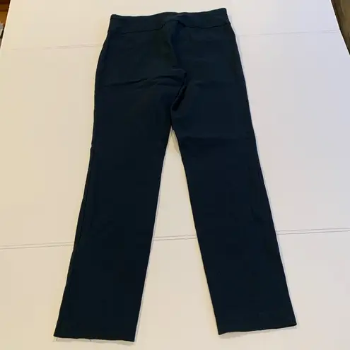 Van Heusen Women's Size 4 Small Dark Teal Slim Fit Flat Waist Pull-On Pants