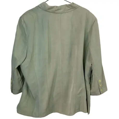 Emma James Linen Blend Button Down Shirt/Jacket Shacket Size 22W