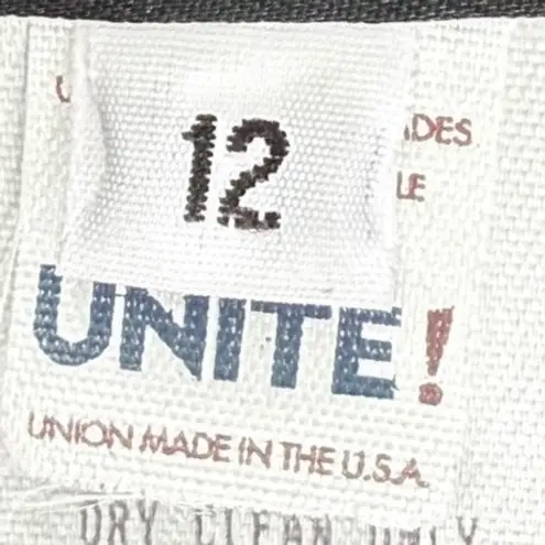 Perry Ellis 90s Y2K Vintage Black Alpaca Wool Long Sherpa Belted Trench Coat