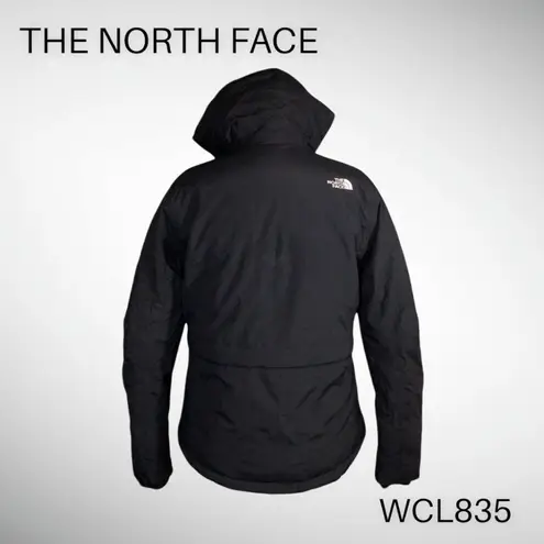 The North Face  Women's Hyvent 550 Down Belted Jacket Black Parka Medium