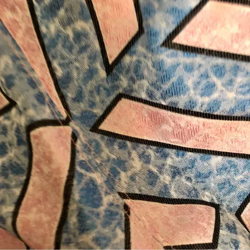 Opening Ceremony NWT Slash Pool Fit & Flare Dress Jacquard Pastel Pink & Blue 0