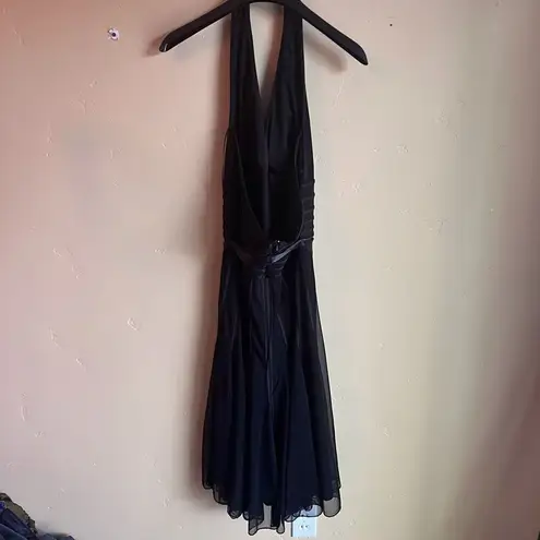 JS Collections Womens Halter A-Line Cocktail Wedding Guest Dress Size 14 Witchy