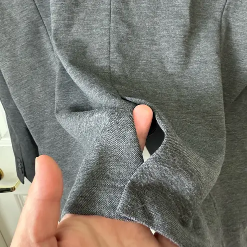 Mercer + Mettle Women’s Grey Relaxed Knit Blazer Size XL Gray