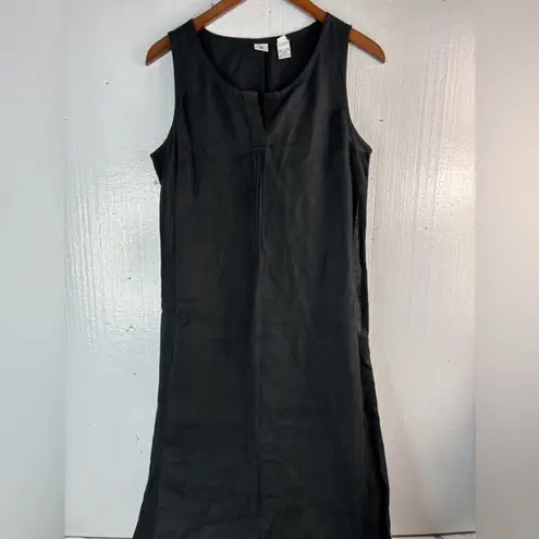 Real Clothes 10 Irish Linen Elegant Sleeveless Maxi Dress