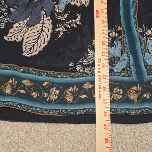 Farm Rio  Blossom Tapestry Black Bee‎ Smocked Oversized Blouse Top NWT XS