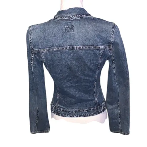Calvin Klein Jeans Calvin Klein Jacket Womens Medium Blue Denim Jean Jacket Metal Buttons