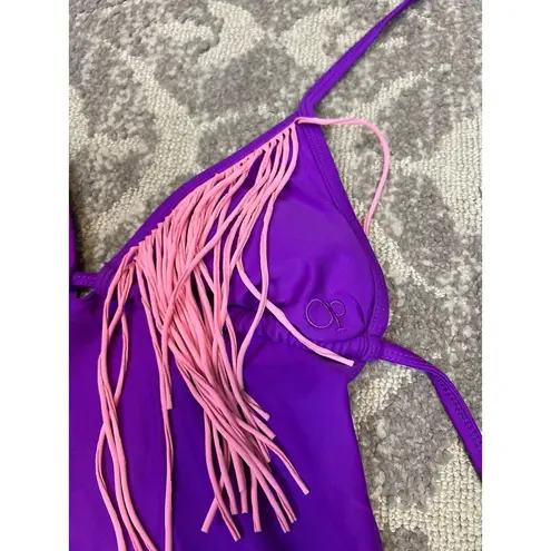 OP  Tassel tankini purple and pink size small