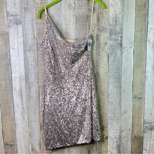 XScape (with flaws)Size 10 Beige/Tan Underlay Silver Sequin 1 Arm Party …