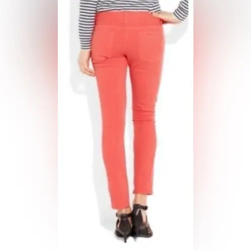J.Crew NTM: Coral Colored Mid Rise Toothpick Skinny Jeans Sz 29