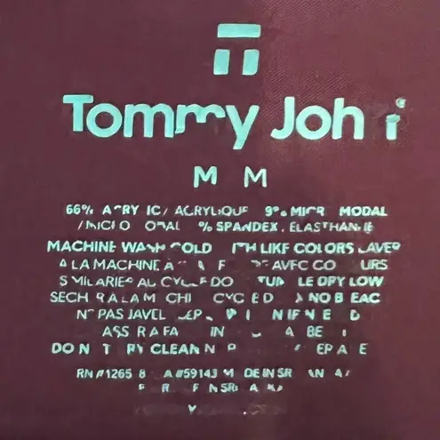 Tommy John Sleep Shirt Comfy Classic Lightweight Night Shirt Modal Blend Sz Med Red - Image 6